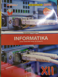 Image of INFORMATIKA : untuk SMA/MA kelas XII (Fase F)